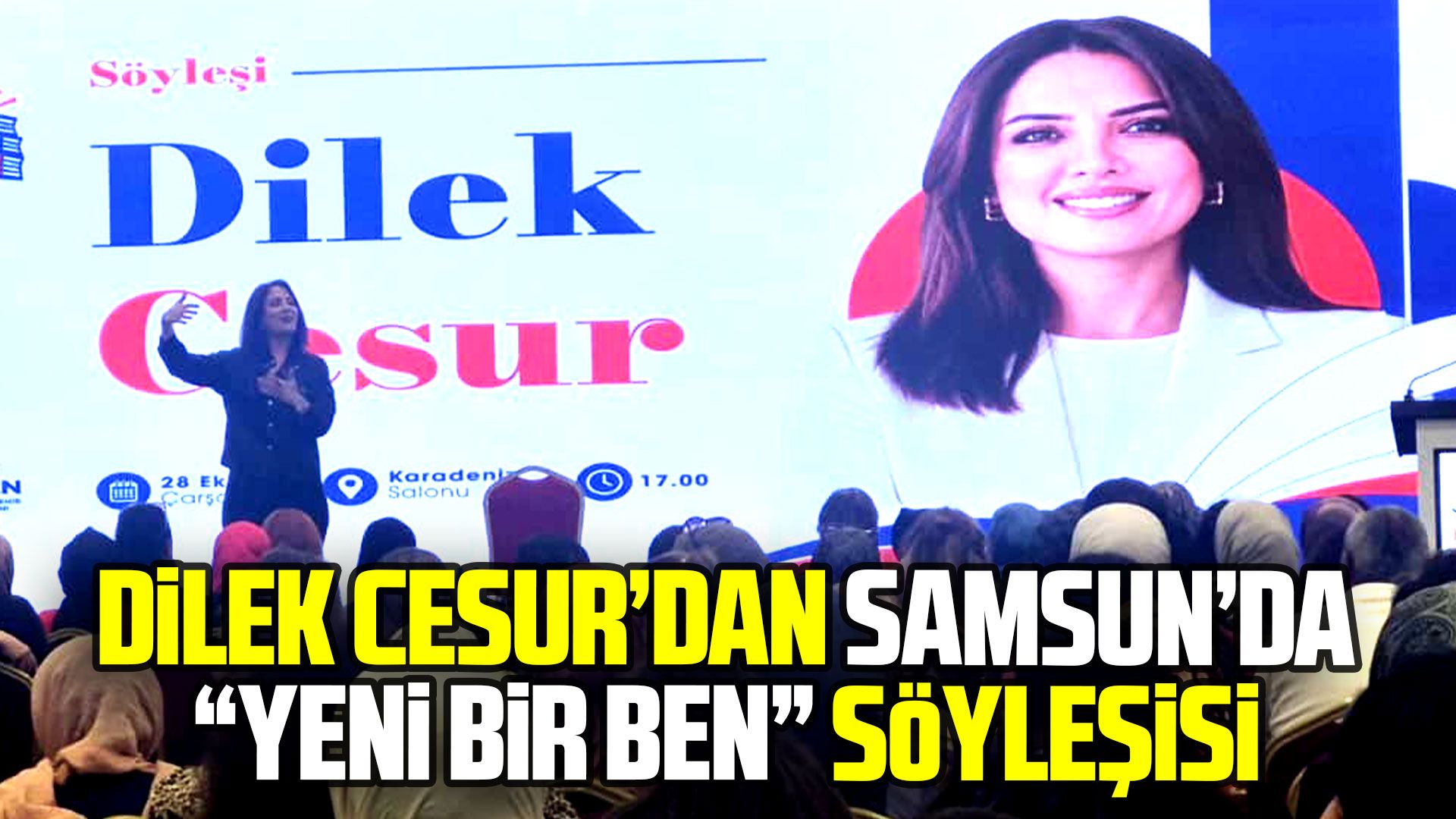 Dilek Cesur, Samsun’da okurlarıyla buluştu
