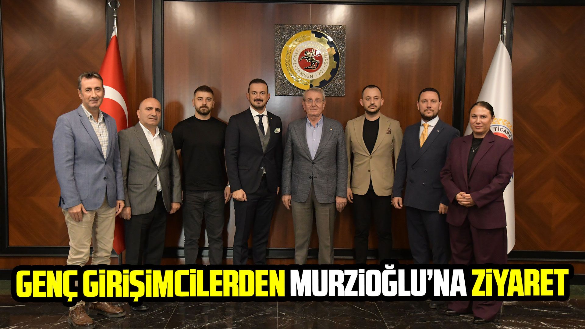 Samsun’da genç girişimcilerden Murzioğlu’na ziyaret
