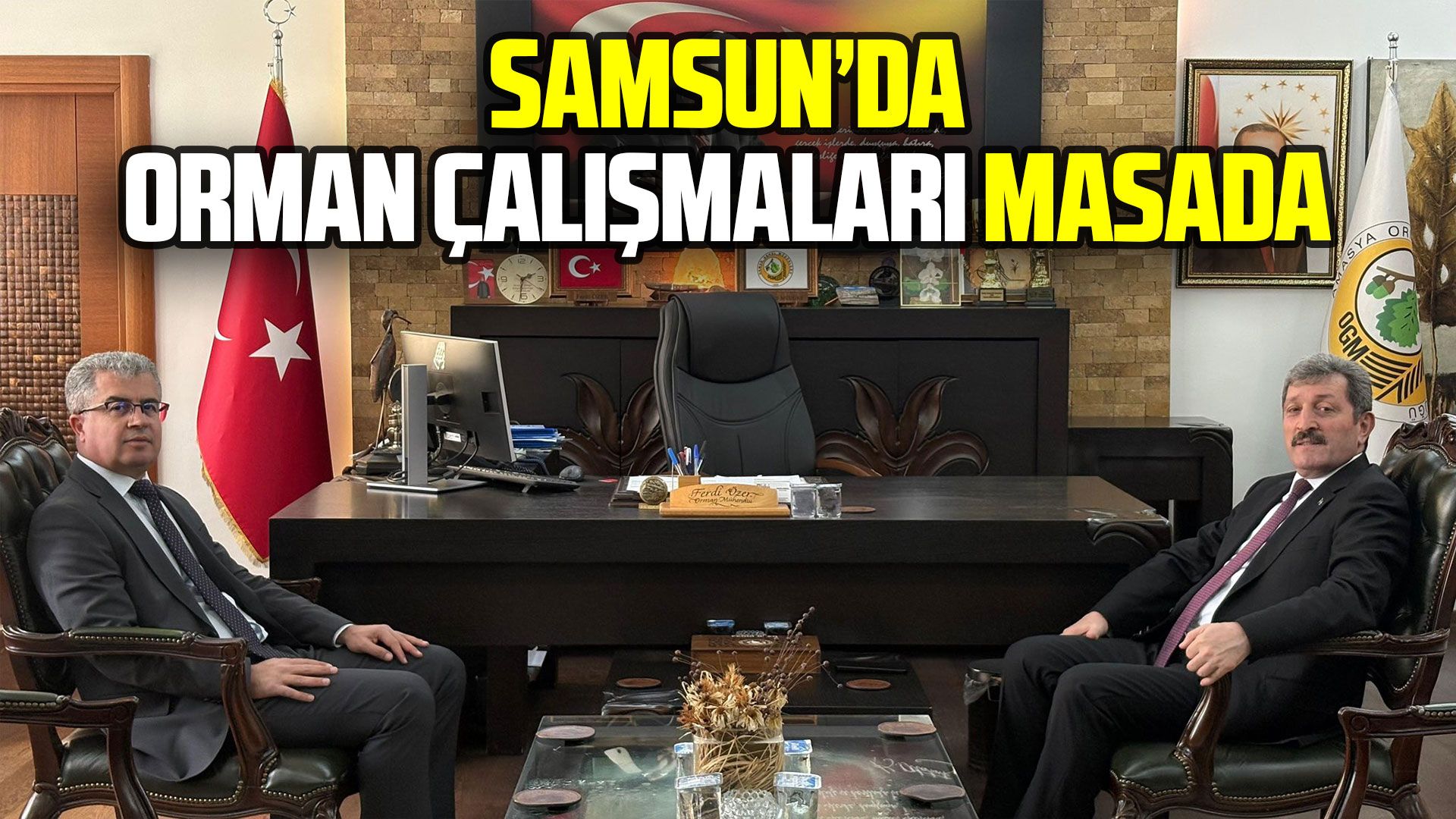 Vali Tavlı, Samsun’daki orman çalışmalarını değerlendirdi