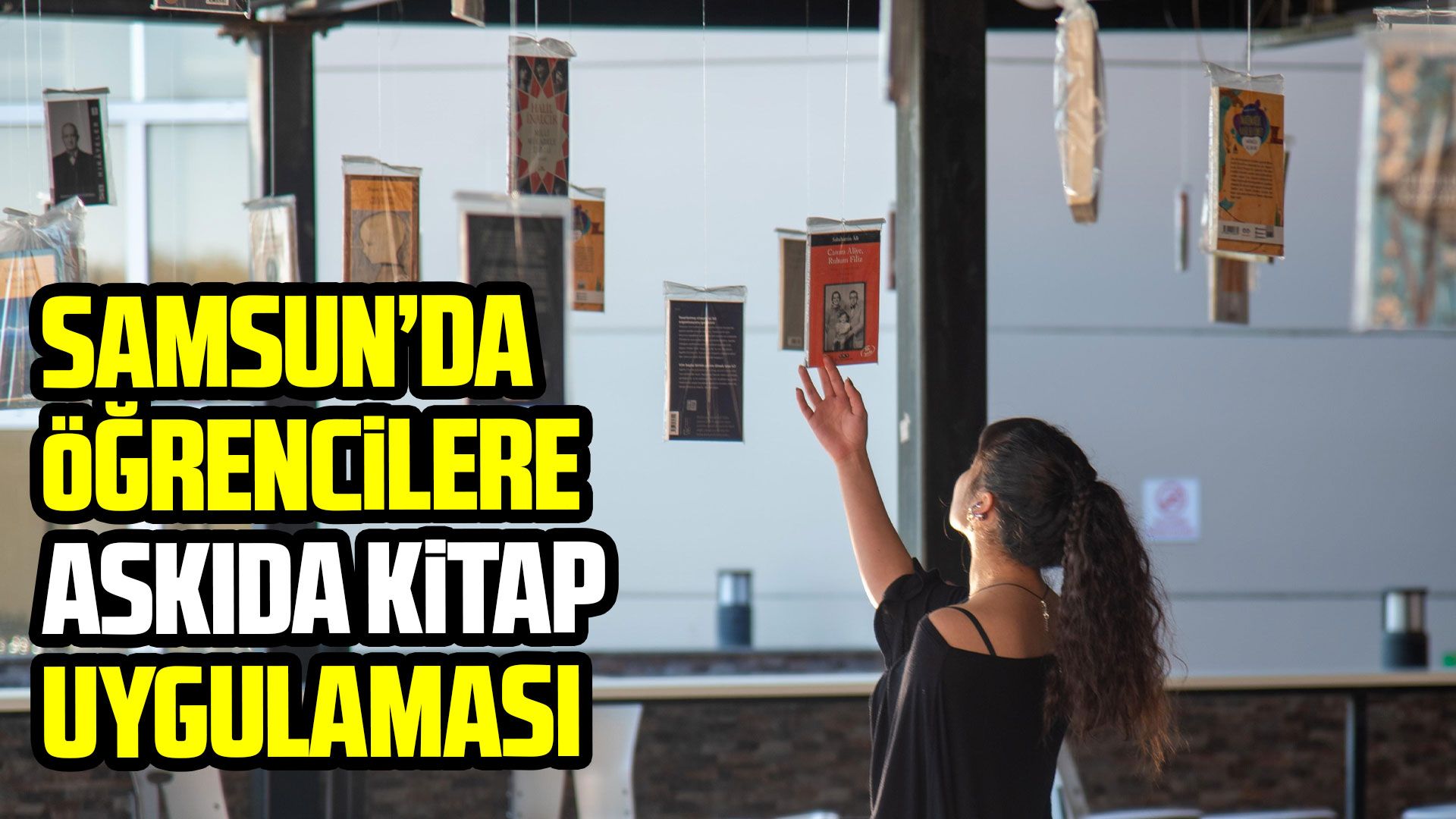 Samsun’da üniversite öğrencilerine askıda kitap desteği