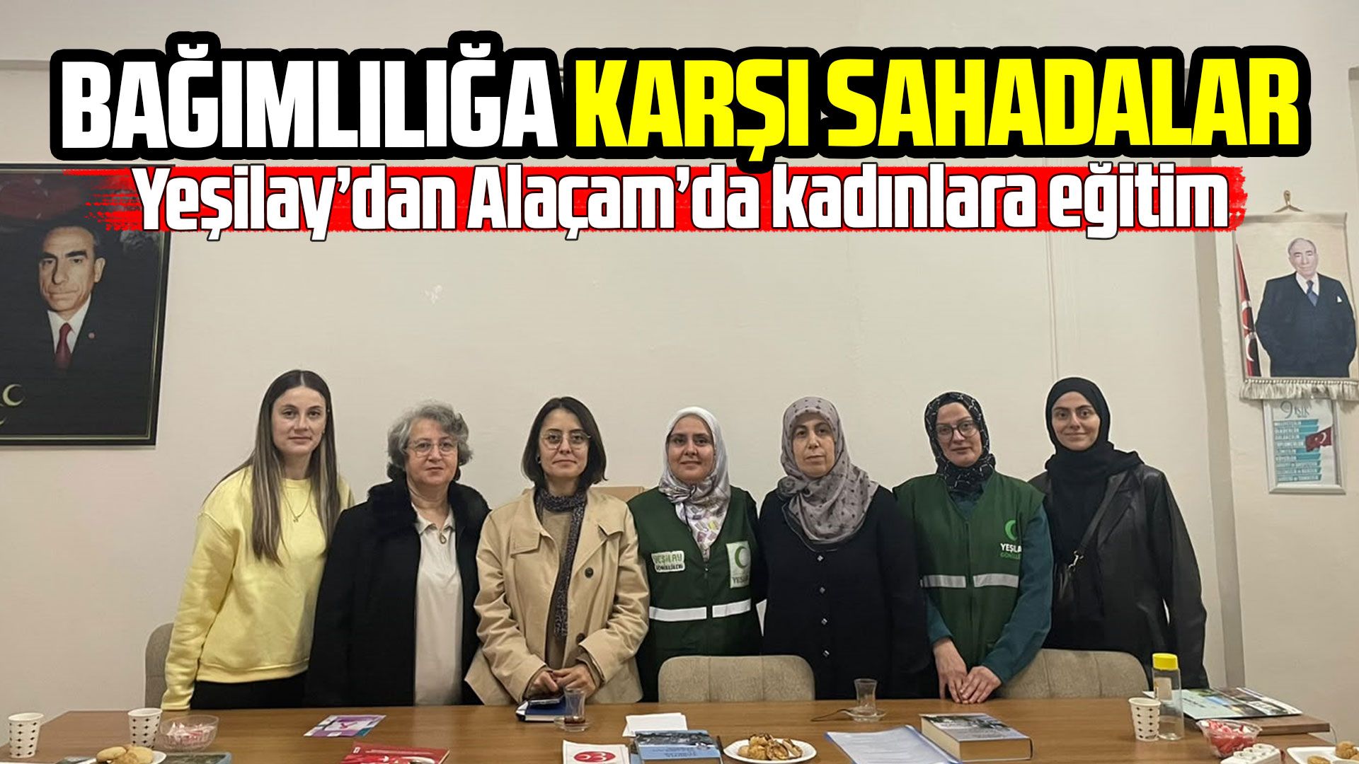 Alaçam’da kadınlara bağımlılık ve meme kanseri eğitimi