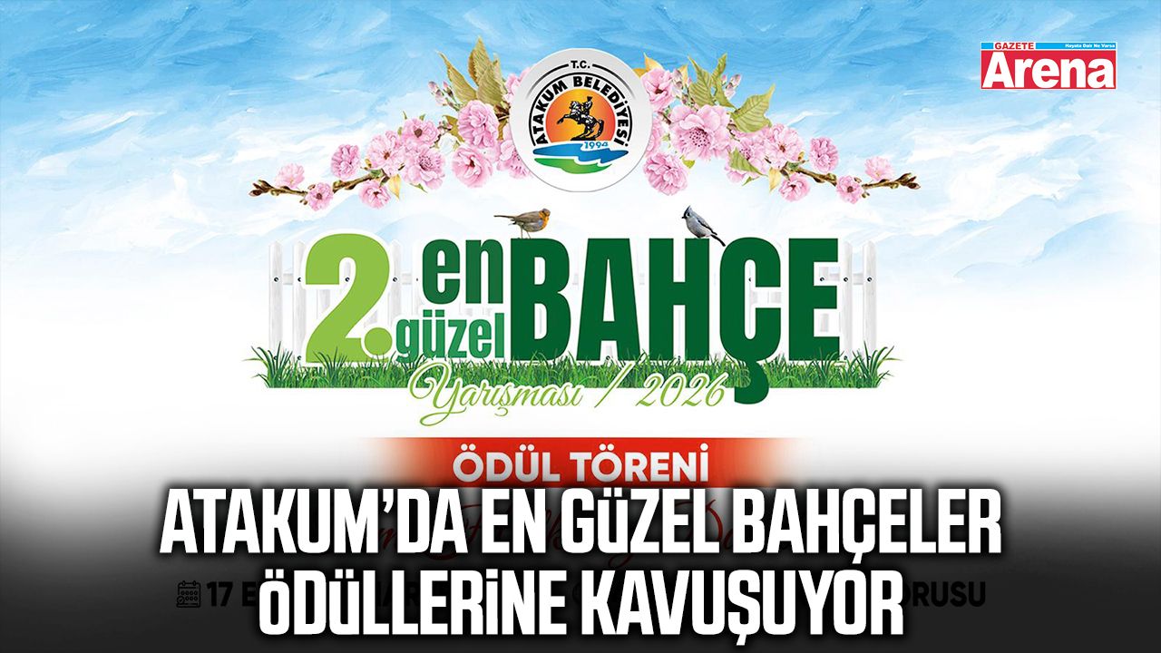 Atakum’da en güzel bahçeler ödüllerine kavuşuyor