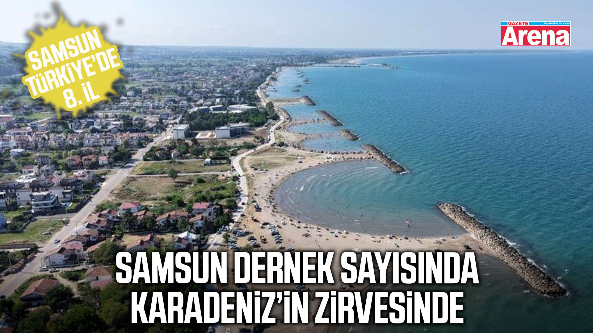 Samsun dernek sayısında Karadeniz’in zirvesinde