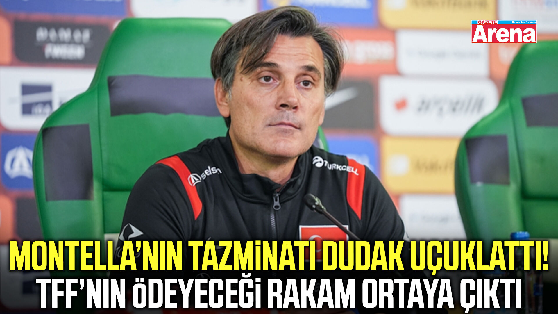 Montella'ya ödenecek tazminat belli oldu