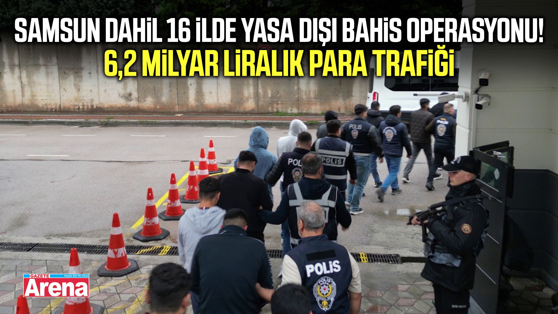 Samsun dahil 16 ilde yasa dışı bahis operasyonu!