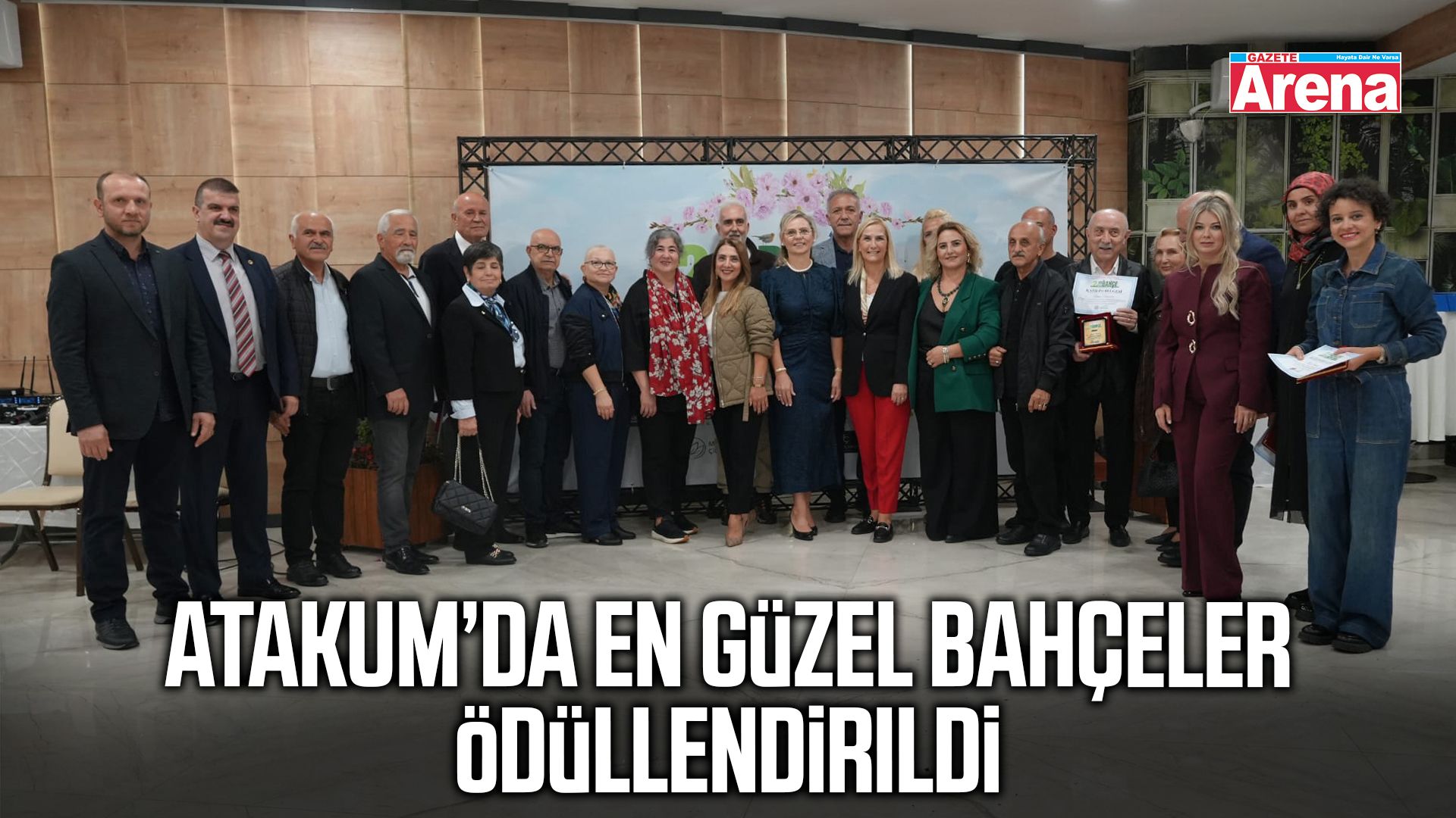 Atakum’da en güzel bahçeler Ata Sahne'de ödüllendirildi