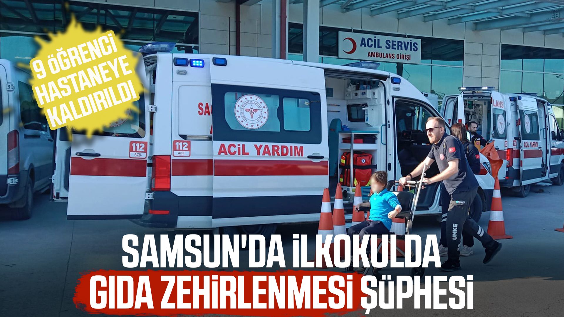 Samsun'da ilkokulda gıda zehirlenmesi şüphesi