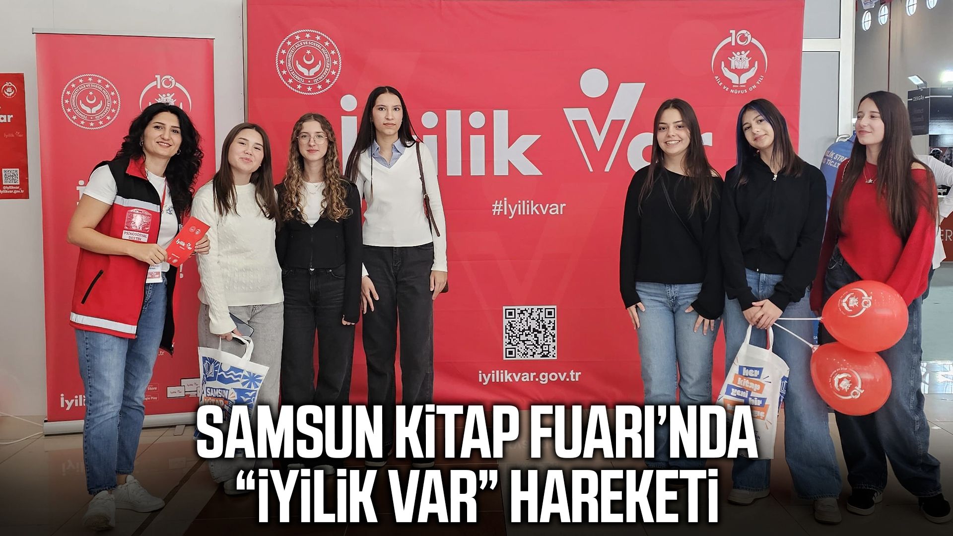 Samsun Kitap Fuarı’nda iyilik seferberliği