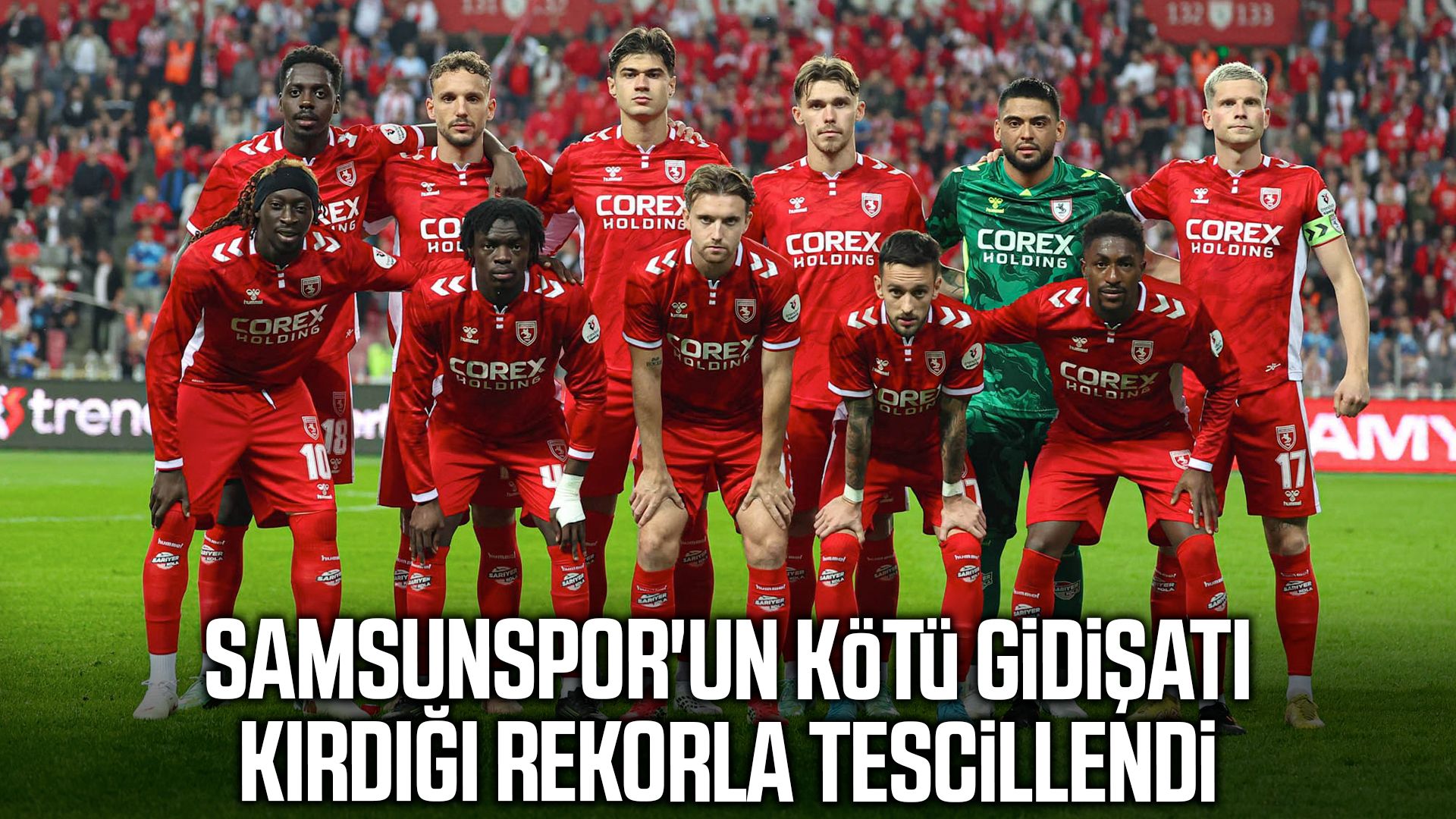 Samsunspor'un kötü gidişatı kırdığı rekorla tescillendi