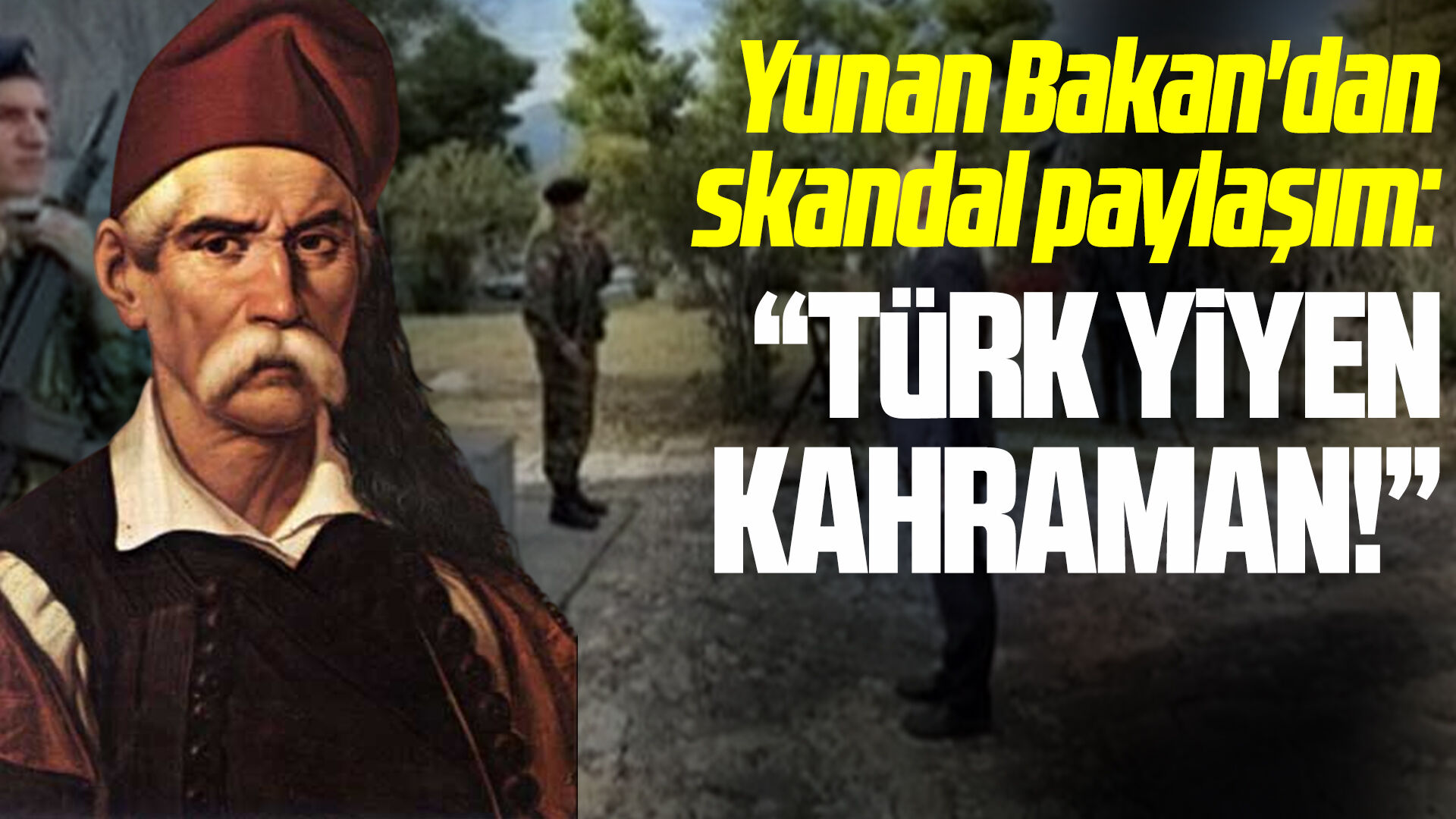 Yunan Bakan'dan skandal paylaşım: Türk yiyen kahraman!