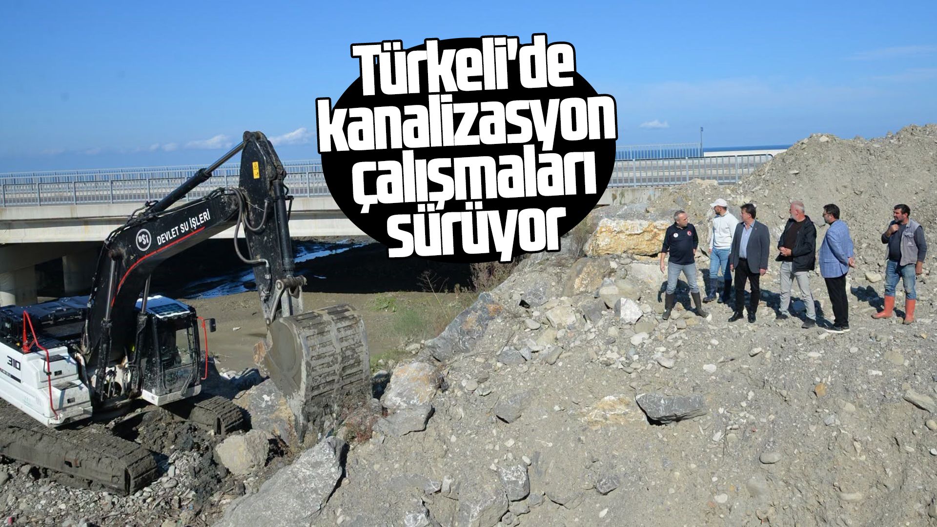 Türkeli'de kanalizasyon hattında çalışmalar sürüyor