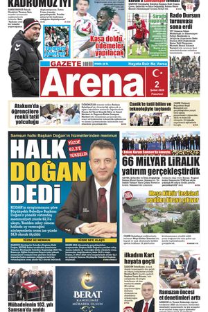 2 Şubat 2026 Pazartesi