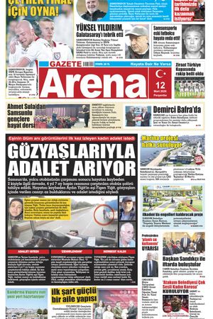 12 Mart 2026 Perşembe