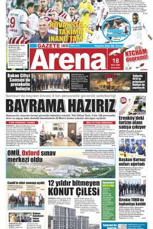 18 Mart 2026 Çarşamba