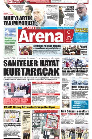 25 Nisan 2026 Cumartesi