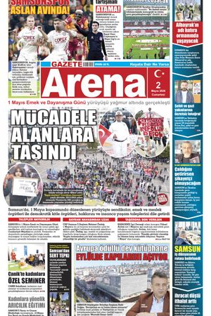 2 Mayıs 2026 Cumartesi