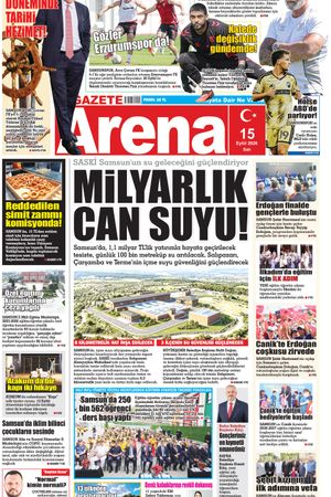 15 Eylül 2026 Salı